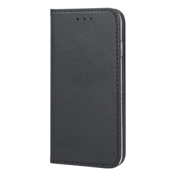 Tfo Smart Magnetic atverčiamasis dėklas, skirtas Samsung Galaxy A12 / M12, Juodas