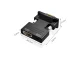 HDMI į VGA (D-Sub) vaizdo ir garso adapteris, juodas