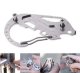 Multifunctional Survival Carabiner Keychain Multitool, 8.5x4.5 cm