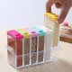 Spice Container Set with Base, 6 pcs.