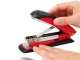 Biuro segiklis dokumentams, metalinis mechanizmas, 15 cm, raudonas ir juodas