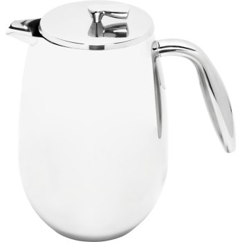 Bodum COLUMBIA prancūziškas kavinukas, 1 l (8 puodeliai), sidabrinis