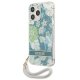 Guess Flower Strap dėklas skirtas iPhone 13 Pro Max, žalias