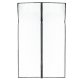 Magnetinis tinklelis durims nuo uodų LUARO, 110x210 cm, juodas