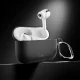 Silikoninis dėklas Puro Icon ausinėms AirPods Pro 3, juodas