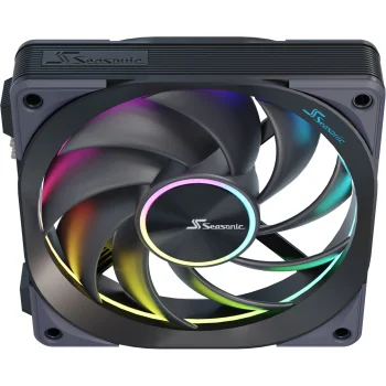 Korpuso ventiliatorius Seasonic MagFlow ARGB 120 mm, juodas