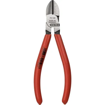 KNIPEX šoninio kirpimo replės 140 mm, sidabrinė ir raudona