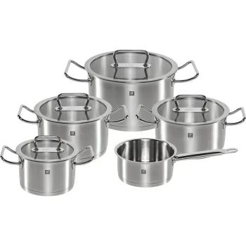Puodų rinkinys ZWILLING Pro, 5 dalių, nerūdijantis plienas, sidabrinis