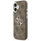 Guess dėklas iPhone 17 telefonui 4G Big 4G Classic Logo, rudas