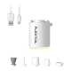 Flextail Tiny Pump X 2024 nešiojama elektrinė pompa, balta
