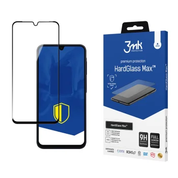 Apsauginis stiklas 3mk Hardglass Max skirtas Samsung Galaxy A16 / A17 4G / 5G