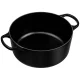 Ketaus puodas Le Creuset Signature 26 cm 5.3 l, apvalus, juodas