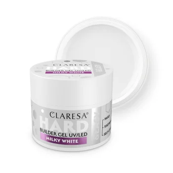 Claresa Hard&Easy Builder Gel Nail Extension Gel 12g Milky White