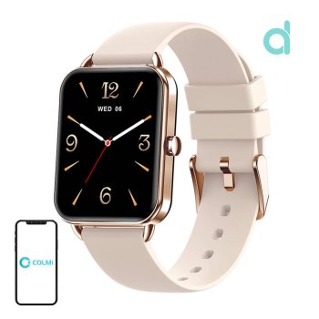Išmanusis laikrodis Colmi P20 1.65" AMOLED, auksinis