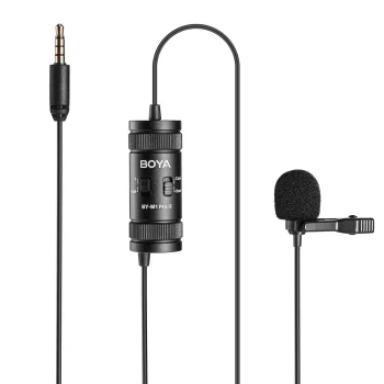 Laidinis prisegamas mikrofonas BOYA BY-M1 Pro II, 3.5 mm, 6 m, juodas