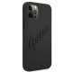 Guess iPhone 12 Pro Max dėklas Saffiano Vintage Script, juodas