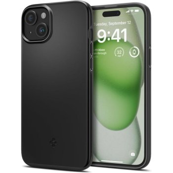 „Spigen Liquid Air“ dėklas „iPhone 15 Plus“, juodas