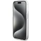 Guess IML 4G Gold Stripe dėklas, skirtas iPhone 15 Pro, juodas