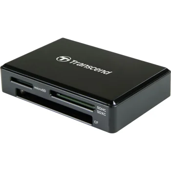 Transcend TS-RDC8K2 USB-C 3.1 Gen 1 atminties kortelių skaitytuvas, juodas