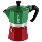 Bialetti Moka Express 3 puodelių espresso kavinukas Italia Tricolore