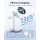 ESR Orbit HaloLock MagSafe dėklas AirPods Pro 3 ausinėms, pilkas ir juodas