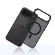 3Mk Protection Smoke MagCase dėklas iPhone 17 Air, pusiau skaidrus juodas