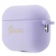 Guess silikoninis dėklas AirPods Pro 2 ausinėms, alyvinis (GUAP2LSCHSU)