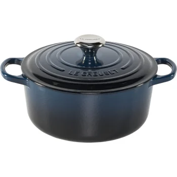 Ketaus puodas Le Creuset Signature apvalus 24 cm Nuit