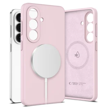 Tech-Protect Samsung Galaxy S26 Case Silicone MagSafe, Pink