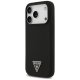 Guess Silicone Triangle Logo MagSafe dėklas iPhone 17 Pro Max, juodas