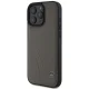 Mercedes dėklas iPhone 16 Pro Max telefonui Curved Stitches, rudas