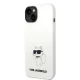Karl Lagerfeld Silicone Choupette MagSafe dėklas, skirtas iPhone 14 Plus, Baltas