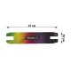 Trikinio paspirtuko švitrinis popierius Soke Griptape, 47 x 10 cm, Rainbow