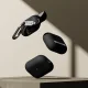 Ausinių dėklas Ringke Silicone skirtas AirPods Pro 3 su karabinu, juodas