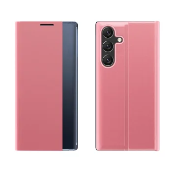 Atverčiamasis dėklas Hurtel New Sleep Case skirtas Samsung Galaxy A36, rožinis