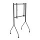 Maclean MC-180 B mobilus televizoriaus stovas su ratukais, 37-80\", juodas