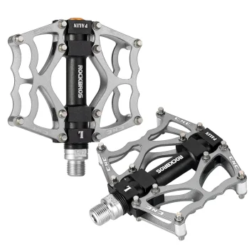 Rockbros JT201012LS aliumininiai dviračio pedalai Sidabriniai