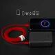 SBS USB-C į USB-C laidas 1.5m 60W, pintas, raudonas
