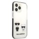 Karl Lagerfeld Karl&Choupette dėklas iPhone 13 / 13 Pro, baltas