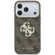 Guess dėklas iPhone 18 Pro / 17 Pro, 4G Big Resin Logo, rudas