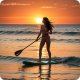 Reguliuojamas irklas SUP lentai ir baidarei Neo-Sport 2-in-1