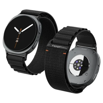 Spigen WBF1 Watch Strap for Samsung Galaxy Watch 40/44/46 mm, Black