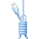 Joyroom S-A59 Vibrant Series USB-A į USB-C laidas 3A 1.2m, mėlynas