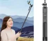 Asmenukių lazda su trikoju ir Bluetooth pulteliu, 178 cm, juoda