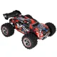 RC automobilis WLToys 184008 1:18 4WD bešepetėlis LED RTR 60 km/h, juodas/raudonas