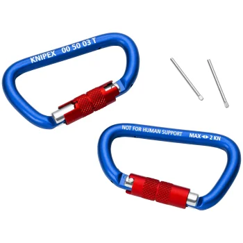 Medžiaginiai karabinai įrankiams KNIPEX 00 50 03 T BK, 2 vnt.