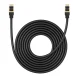 Baseus High Speed Cat 8 40 Gb/s Ethernet cable 8 m - black