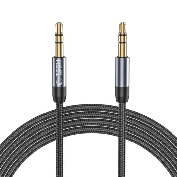 Garso laidas Tech-Protect UltraBoost 3.5mm Mini Jack, 1.5m, juodas
