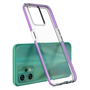 Telefono dėklas Realme 9 Pro Spring Case su rėmeliu, šviesiai rožinis