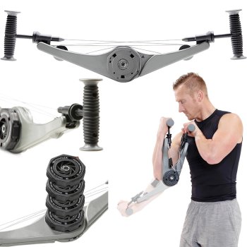 Fitness Resistance Expander, 4 Resistance Levels, Grey